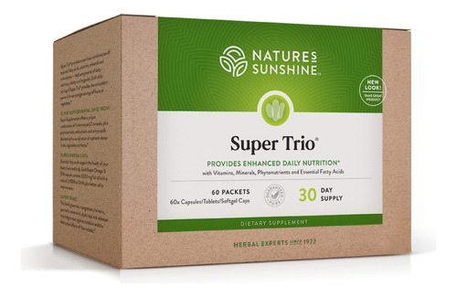 Nature's Sunshine Super Trio, 30 Dias | Los Paquetes De Vita