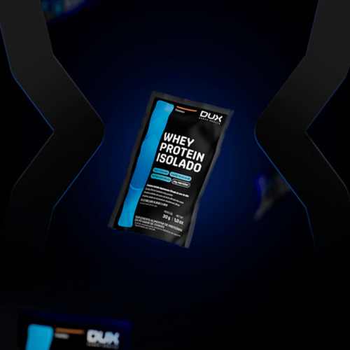 2x Sache Whey Protein Isolado Dux Doce De Leite 30g