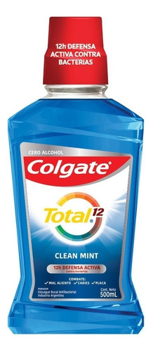 Enjuague Bucal Colgate Total 12 Clean Mint 500ml