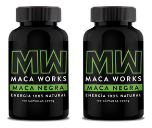 Maca Negra Con Envío Gratis(pack De 02 Frascos)