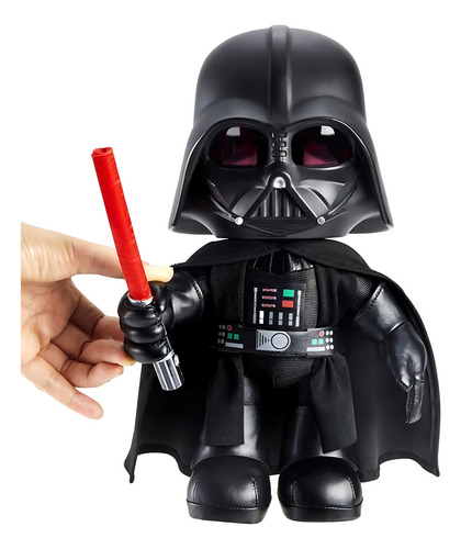 Pelúcia Star Wars Darth Vader Com Sons E Luz
