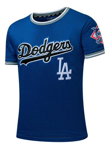 Camiseta Los Angeles Dodgers Hombre Mlbjs523106-blu Azul