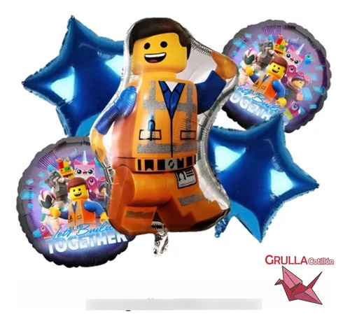 Set 5 Globos Lego