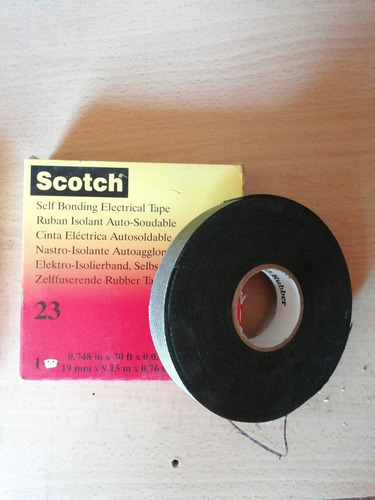 Imagen 3 de 3 de Cinta Eléctrica Autofundente / Autosoldable Scotch 3m