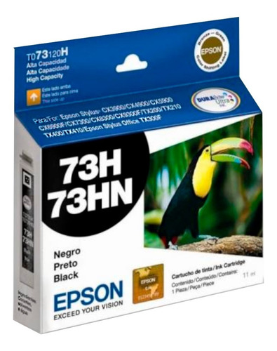 Cartucho Original Epson T073h Negro T073120h Cx3900 Cx5900