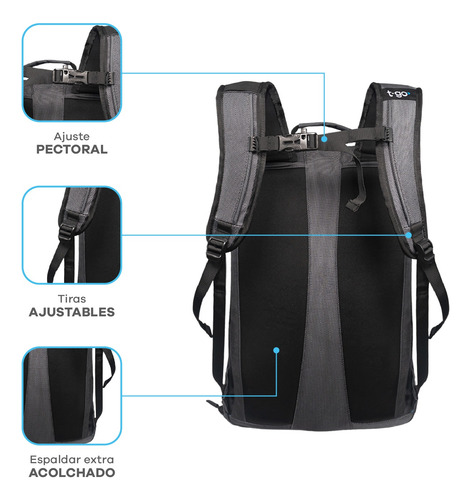 Mochila Para Notebook Ejecutiva Urbana Maletín Apertura 180°