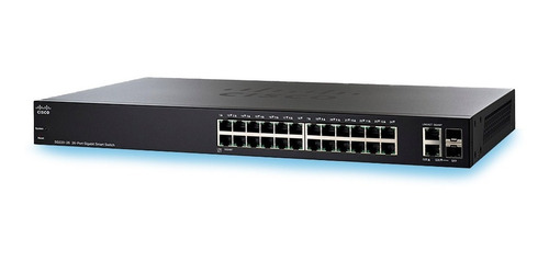 Smart Switch Cisco Sg220-26p-k9-br 26 Portas Com Poe