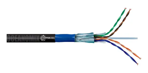 comprar Cabo De Rede Blindado Cat6 Externo Dupla Capa 25mt Cobre