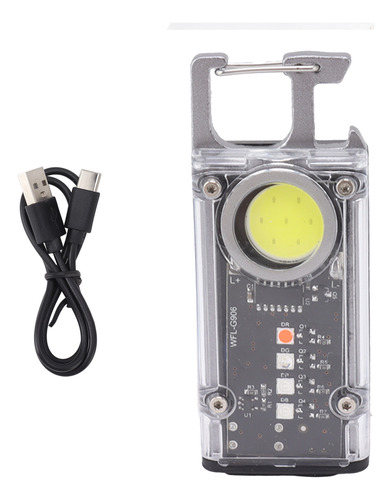Llavero Cob Ultra Brillante Mini Cob Work Usb Tipo C