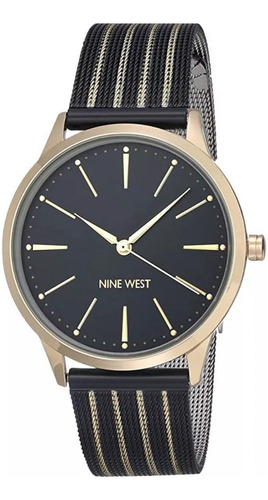 Nine West ® Reloj De Mano Mujer Acero Inoxidable 2566gpbk Ev