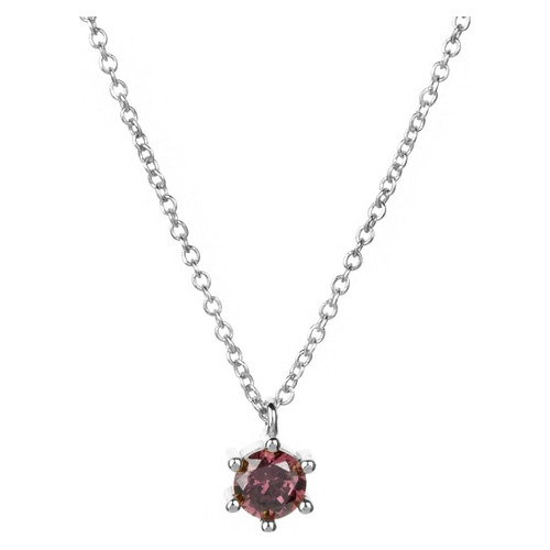 Andywen-collar De Plata De Ley 925 Con Circonita T Rhodolite