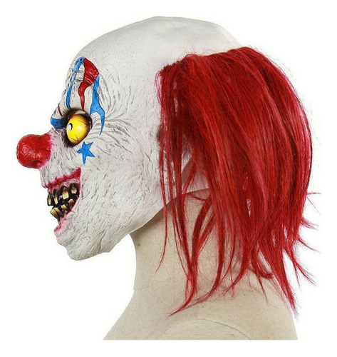 A Máscara De Látex De Payaso De Circo De Terror De Halloween