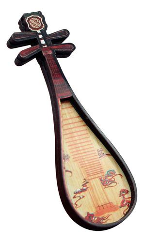 2 Miniature Musical Instrument Set For Dollhouse Decor Lute