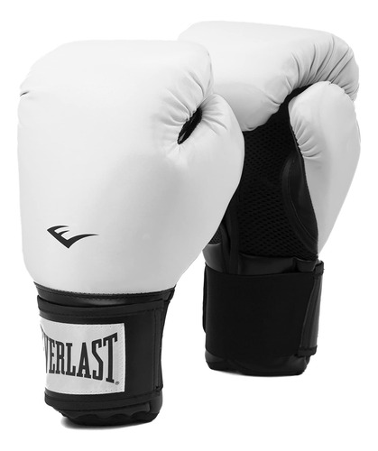 Everlast Prostyle 2 - Guante De Boxeo De 12 Onzas, Blanco, .