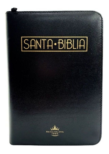 Biblia Cristiana Reina Valera 1960- Negra- Con Índice 