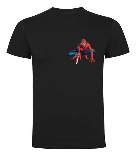 Polera Spiderman Araña Superheroe Algodon Estampadas