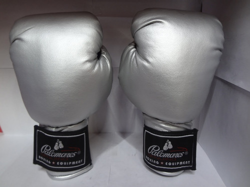  Guantes De Box Brillosos Silver Palomares Genuino  Fpx