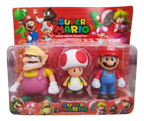 Juguete Bister Super Mario Personajes Varios Articulados