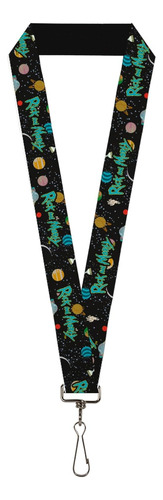 Rick And Morty Lanyard, Rick And Morty Title Logo Space...