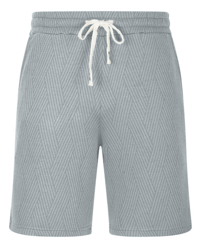Q Bolsillos Casuales Con Cordón De Color Liso Para Hombre El