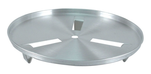 Olla Vaporera 12 Lts Aluminio Triple Fuerte Color Plateado