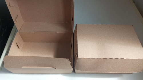 Imagen 3 de 3 de Caja Para Hamburguesa, Dulce, Mini Torta