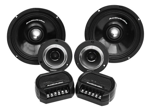 . Set De Medios Audiobahn Abc6500y 6,5 2 Vias 900 Watts Max