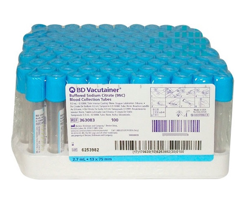 Tubo Vacutainer Azul