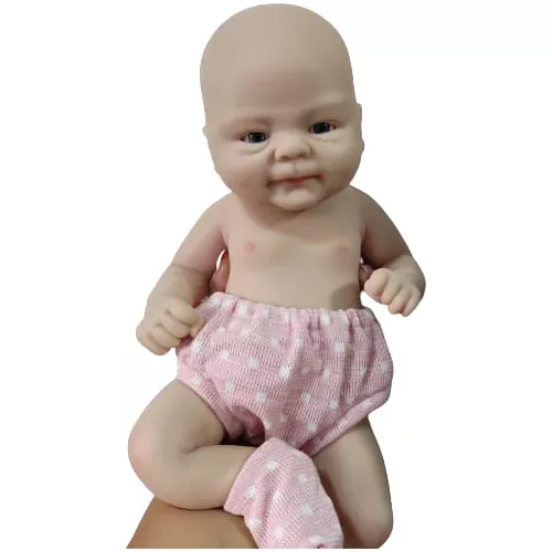 Bebê Reborn Silicone Sólido Completo Realista Macia