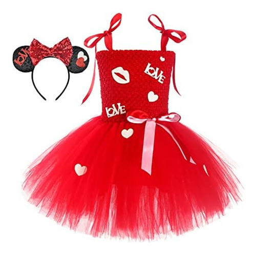 Vestido De San Valentín Para Niñas De Hiiraggle, Disfraz De 