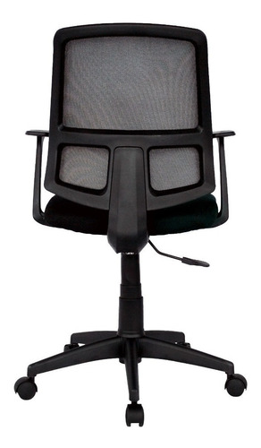 Imagen 4 de 4 de Silla de oficina Guamal graduabe Alura Mundial de Sillas ergonómica negra con tapizado de mesh y tela