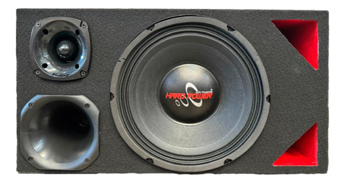 Caixa Trio Duto Triangulo Hard Power 12p Hp 750 Automotivo