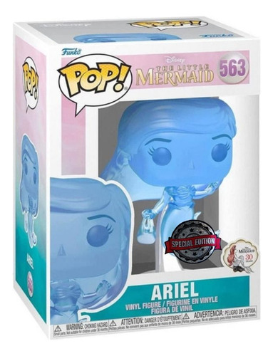 Ariel Azul Translucida Special Edition Funko Pop Disney La S