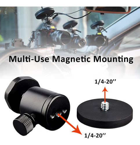 Base De Montaje De Cámara Magnética Ulibermagnet De 11 Kg Co