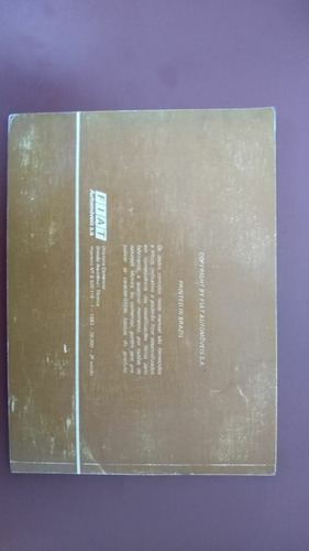Imagem 2 de 4 de Manual De Uso E Manutenção Fiat Spazio (1983)