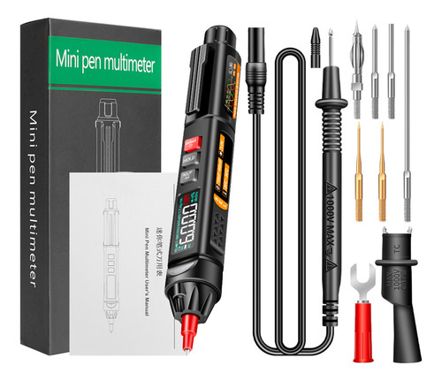 Multímetro Mini Pen Voltímetro De 6000 Contagens Ncv Tester