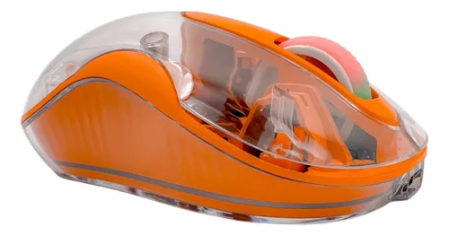 Mouse Inalámbrico Transparente Silencioso Conectividad Trimo