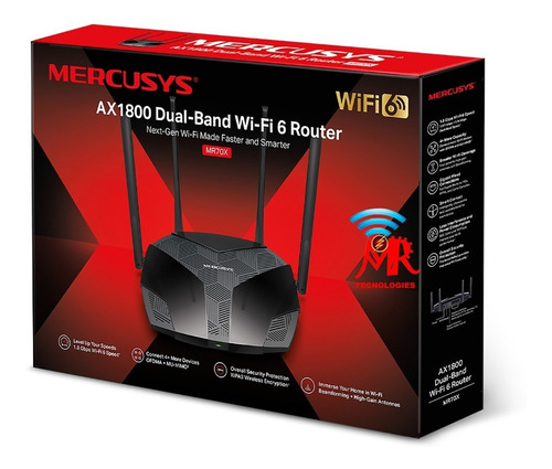 Mr70x Router Wi-fi 6 De Doble Banda Ax1800 Entrega Inmediata