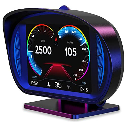 Velocímetro Digital Obd2, Pantalla Universal Automóvi...