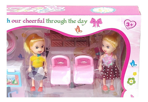Mini Cocina Juguete Niñas Juego De Té Loza Muñecas Kit Set