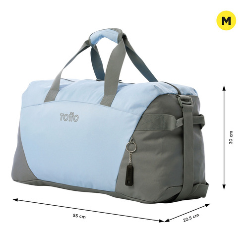 Totto Maleta Deportiva - Bolsa De Viaje | Active Pro M Azul Acero Lisa