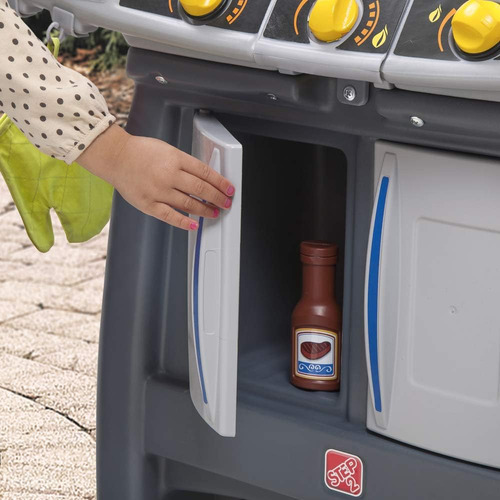 Step2 Sizzle & Smoke Bbq Grill Playset Incluye 15 Accesorios