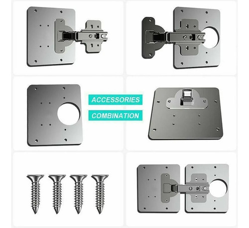10x Herramienta Montaje Armario Muebles Reparación Bisagra