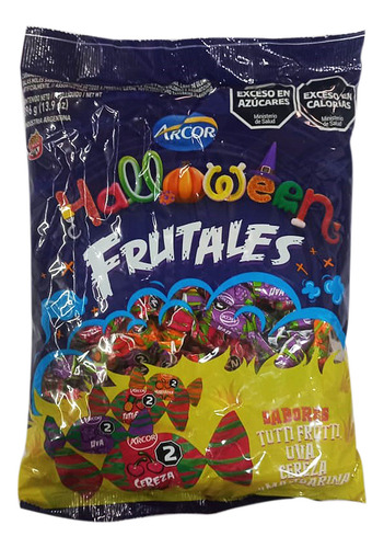 Caramelos Halloween 396 Grs X5 Paquetes Cotillon Sergio Once