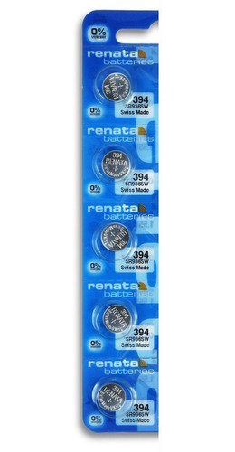 5 Pilas 394 Sr936sw Renata Oxido D Plata Botón Para Reloj