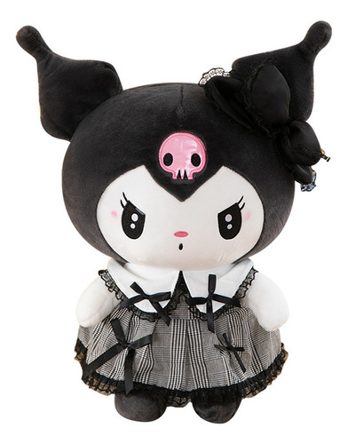 Muñeco De Peluche Gótico Oscuro Kuromi Melody Sanrio