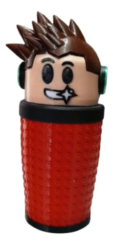 Vaso Roblox 300 Ml - Impresion 3d Roblox Rojo