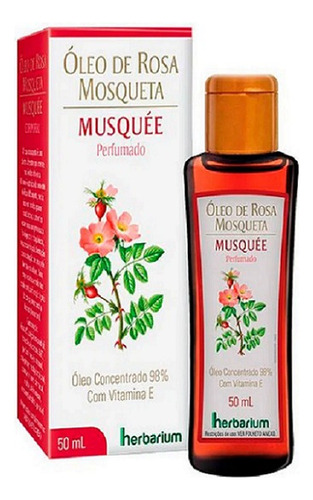  leo Vegetal De Rosa Mosqueta Herbarium 50ml Puro Relâmpago