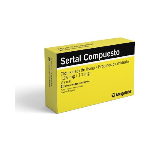 Sertal Compuesto 20 Comprimidos