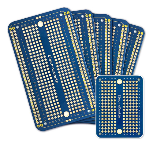 Electrocookie Tabla De Pan Soldable Pcb Para Proyectos Elect